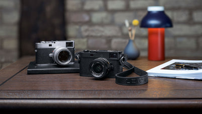 Two Leica M11P's on a desk