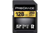 ProGrade Digital 128GB SDXC UHS-II 250MB/s Gold Memory Card - V60