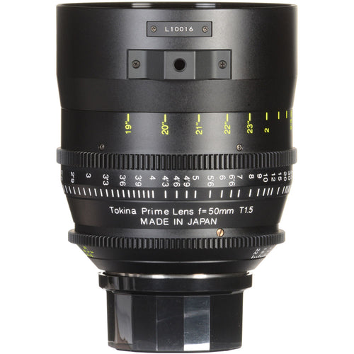 Tokina Vista-P 50mm T1.5 Cinema Lens (PL Mount)