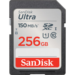 SanDisk Ultra 256GB SDXC UHS-I 150MB/s Memory Card - V10