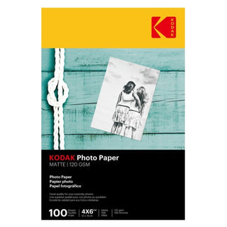 Kodak Photo Paper Matte 120gsm 4 x 6 (4R) 100 Sheets