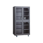Wonderful AD-880D 870 Litre Dry Cabinet 4 Sections with 8 Trays and Digital Hygrometer (x2)