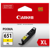 Canon CLI651XLY Ink Cartridge High Yield 695 Pages - Yellow