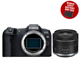 Canon EOS R8 Kit with RF 24-50mm f/4.5-6.3 IS STM