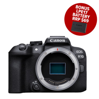 Canon EOS R10 APS-C Mirrorless Digital Camera - Body Only