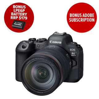 Canon EOS R6 Mark II Mirrorless Digital Camera with RF 24-105mm F/4 L Lens