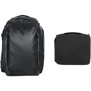 Wandrd TRANSIT 35L Travel Backpack Black Essential Bundle