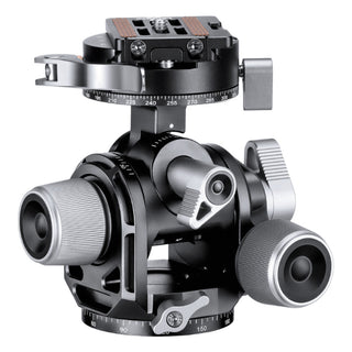 Leofoto G4PCL 60mm 3-Axis Geared Head with Lever Release Clamp
