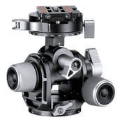 Leofoto G4PCL 60mm 3-Axis Geared Head with Lever Release Clamp