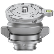 Leofoto LBQ-50S Silver 55mm Levelling Base for LQ-284 and LG-284 Tripods