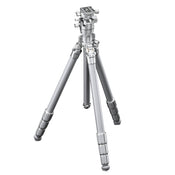 Leofoto LG-324C Silver 4 Section Water Resistant Carbon Fibre Tripod with LH-40R Ball Head