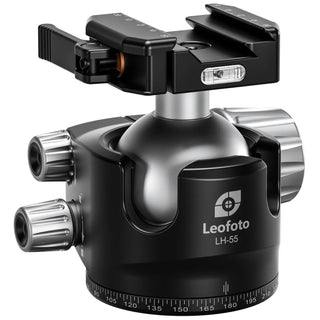 Leofoto LH-55LSC Lever-Release Hybrid Clamp Ball Head