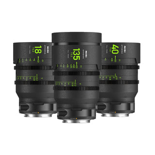 NiSi ATHENA PRIME Full Frame Cinema 3 Lens Add-On Kit (RF Mount)