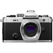 OM SYSTEM OM-3 Silver Mirrorless Camera Body Only