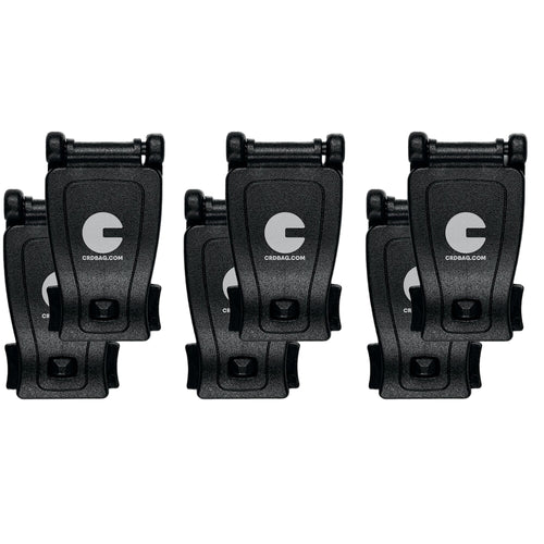 CRDBAG Nylon Buckle for MOLLE/PALS System (6-Pack)