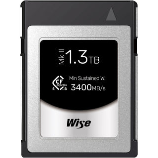 Wise 1.3TB CFexpress Type B 4.0 PRO Mark II 3400MB/s Memory Card