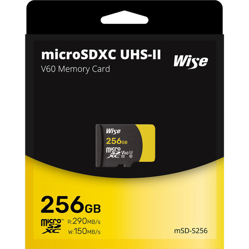 Wise Advanced 256GB UHS-II microSDXC Memory Card