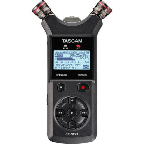 Tascam DR-07XP 2-Channel 32-Bit Float Portable Audio Recorder