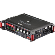 Tascam 4-Channel 32-Bit Float Field Recorder with Mixer, Timecode, and HDMI Sync