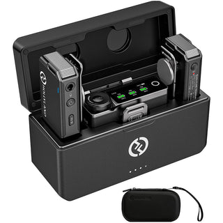 Hollyland Lark MAX Duo 2-Person Wireless Microphone System (2.4 GHz, Black)