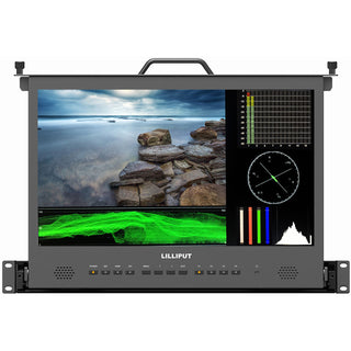 Lilliput RM-1730S 17.3" Full HD 3G-SDI/HDMI Pullout Rackmount Monitor (1 RU)