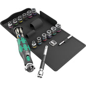 Wera 8009 Zyklop Pocket Ratchet Set 4 27 Peice 004285