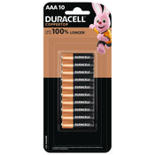 Duracell Coppertop Alkaline AAA Batteries (10 Pack)