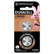 Duracell Lithium CR2025 Coin Batteries (2 Pack)