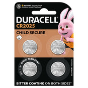 Duracell Lithium CR2025 Coin Batteries (4 Pack)