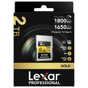 Lexar Professional Gold 2TB CFexpress 4.0 Type A 1800MB/s Memory Card