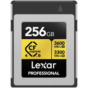 Lexar Professional Gold 256GB CFexpress 4.0 Type B 3600MB/s Memory Card