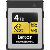 Lexar Professional Gold 4TB CFexpress 4.0 Type B 3600MB/s Memory Card