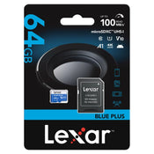 Lexar Blue Plus 64GB microSDXC UHS-I 100MB/s Memory Card - V30