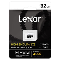 Lexar High-Endurance 32GB microSDXC 100MB/s UHS-I Memory Card