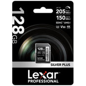 Lexar Professional Silver Plus 128GB SDXC UHS-I 205MB/s Memory Card - V30