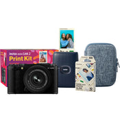 Fujifilm X-M5 Black with XC 15-45mm Kit and instax mini Link 2 Print Kit (Space Blue)