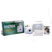 Fujifilm Instax Mini 13 Value Bundle Clay White - box with all included items