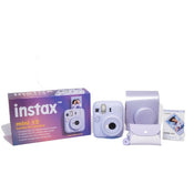 Fujifilm Instax Mini 13 Value Bundle Dreamy Purple - box with all included items