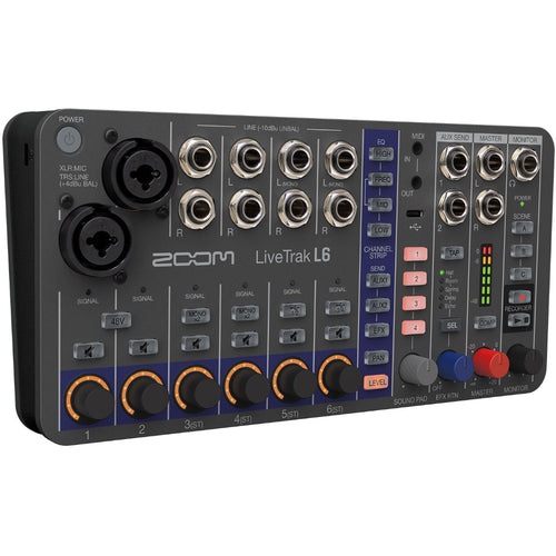 Zoom L6 Livetrak 10-track Digital Mixer + Recorder