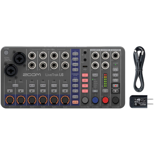 Zoom L6 Livetrak 10-track Digital Mixer + Recorder