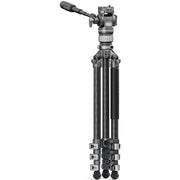 Tilta Travel Video Fluid Head with 3-Stage Carbon Fiber Tripod Legs