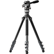 Tilta Travel Video Fluid Head with 3-Stage Carbon Fiber Tripod Legs
