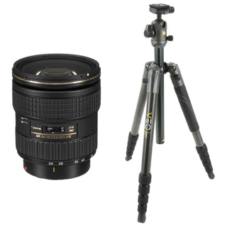Tokina 24-70mm f/2.8 PRO FX Lens for Canon + Vanguard VEO 2 265CB Tripod