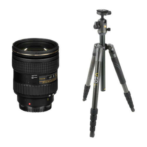 Tokina 24-70mm f/2.8 PRO FX Lens for Nikon + Vanguard VEO 2 265CB Tripod
