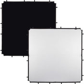 Manfrotto LL LR81521R Lastolite SkyRapid 1.5 x 1.5m Black/White Fabric