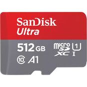 SanDisk Ultra microSDXC 512GB 150MB/s R UHS-I U1 C10 Card - SD Adapter