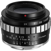 TTArtisan 23mm f/1.4 Lens (APS-C) Black with Silver