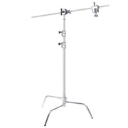 Xlite Turtle Base C-Stand Silver with Arm and 2 Grips
