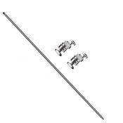 Xlite 127cm Arm with 2 Grip Heads In Silver