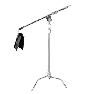 Xlite HD Steel Silver Boom Arm Kit Includes Silver Grip